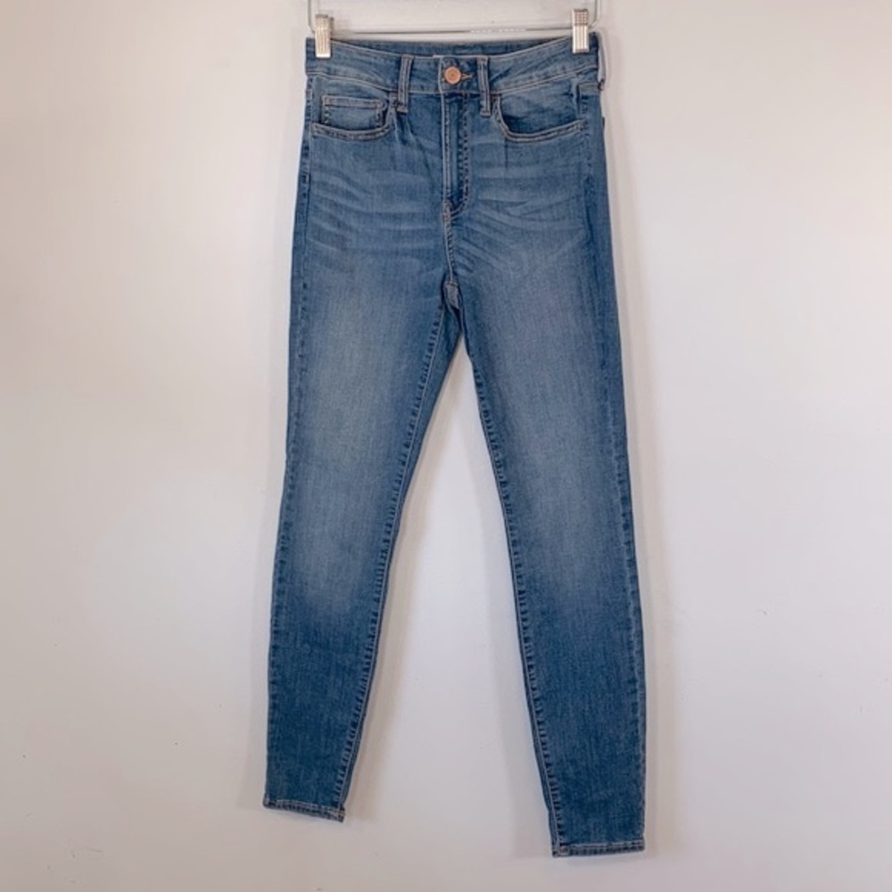 SOL Kohl’s High Rise Skinny Stretch Juniors Size 7/28W Stonewashed Jeans